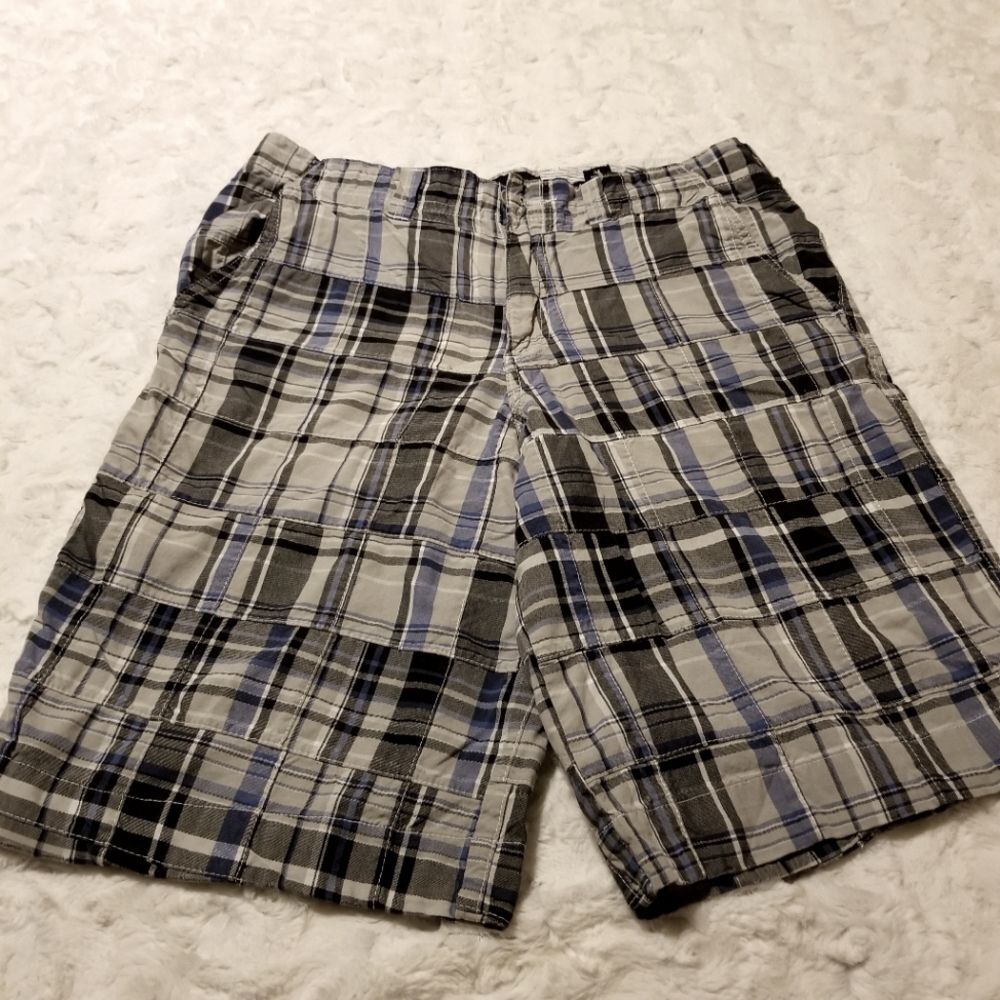BKE Mens Shorts Plaid Size 34 Pockets Summer Gorpcore